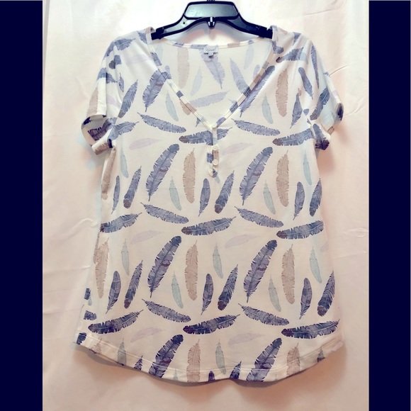 Kismet Multi Coloured Feather T-Shirt - Picture 2 of 5